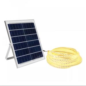 China 5m To 50m Solar Led Strip Lights With Warm Light Or RGB Light Colors Outdoor use holiday light factory