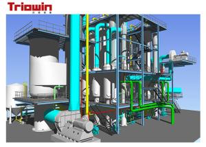 China MVR Multiple Effect Falling Film Evaporator Chemical Processing Plant New Condition factory