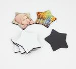 Top Rated Star Shape 60x57mm Sublimation Blank Refrigerator Stickers for