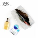 Custom Polyester Cosmetics Makeup Bag Pure Color Pink Wash Bag