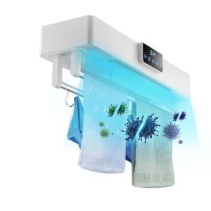 China Efficient Hot Air Drying Smart Intelligent Timing Towel Rack UV Cycle Disinfection factory