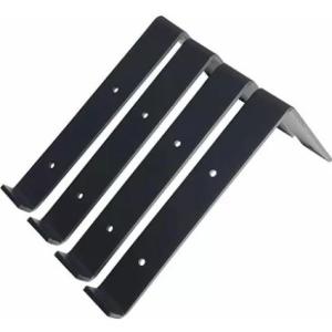 China Custom L-Shaped Galvanized Steel Wood Connector Hardware Metal Decorative L Bracket on sale