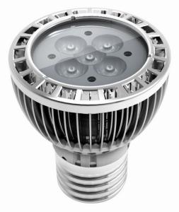 China 5W Energy Saving E27 Led Spot Lamps 2700K - 6500K, 45 Degree CREE Led Cooling Fin Bulb factory