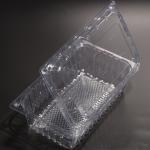 Reusable Rectangular Plastic Food Container PET Food Storage Box Plastic Food