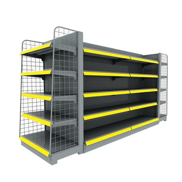 Grocery Store Display Supermarket Shelf Rack Heavy Duty Metal Shelf 60kg 1650mm