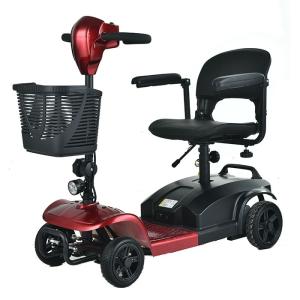 China 250w Four Wheel Elderly Electric Mobility Scooter Lightweight Aluminium Frame factory