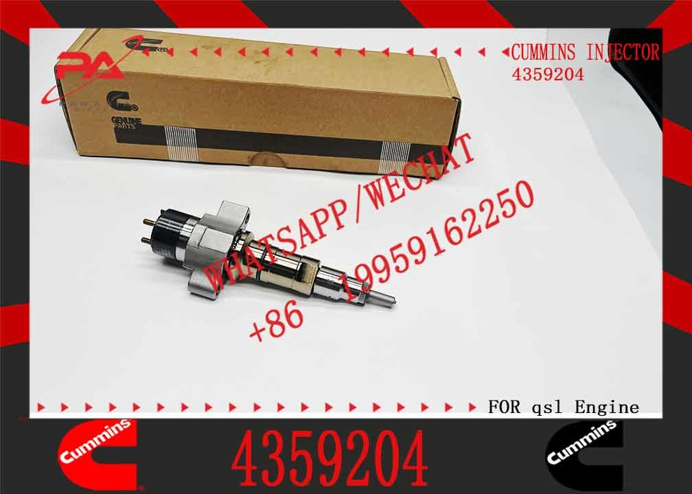 New Original common rail injector 4359204 diesel fuel injector assy 4327072 4954927 4359204 for cummins