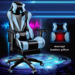 Swivel Chair ALINUNU Pu Leather Gaming Chair with 360 Swivel/ Height Adjust