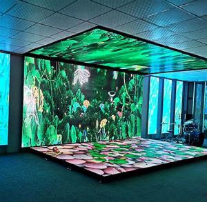 China Adjustable Color Temperature And Curved Locks Rental LED Display 500*500mm/500*1000mm factory