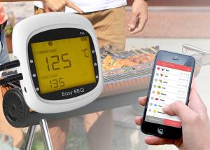 China LCD Screen Wireless Bluetooth Kitchen Meat Thermometer factory