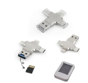 China 4 In One Type C OTG USB Flash Drives 2.0 3.0 30MB/S For Android Phone factory