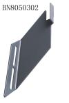 Grey Color Heavy Duty Steel Brackets Stand Off Size 100mm Depth Anticorrosive