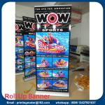Wide Base Aluminum Roll Up Stand with Printing
