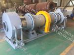 H Loading Capacity Rotary Sand Dryer , Rice Paddy Rotating Drum Dryer