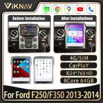 12.1'' Touch Screen 8core Android 13 Car Dvd Player For Ford F250/F350 2013-2014