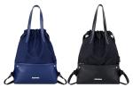 Durable Drawstring School Backpack Customized Logo With PU Leather Pocket