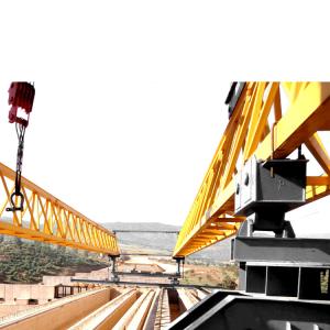China High Efficiency 160 Ton Truss Type Double Beam Launcher Crane factory