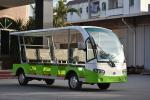 Battery Operated Electric Tourist Vehicles / Electric Passenger Bus With 11