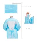 OEM Level 3 Disposable CPE Gowns With Thumb Loop
