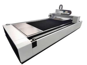 China 1000W DXF CNC Fiber Laser Cutting Machine Servo Motor Drive factory