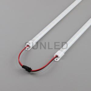 China DC12v 24v Rigid LED Strip Lights SMD 2835 5730 With Milk White Outer Casing factory