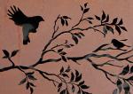 Outdoor Laser Cut Corten Steel Garden Ornaments 1200mm Height