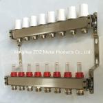 5 Loop/Port Underfloor Heating Manifolds With Adjustable Flow Meter