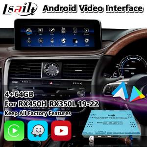 China Lsailt Lexus Video Interface Android System for RX RX450h RX350L RX450hL RX300 RX350 2019-2022 factory