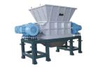 1000kg h 22kw Two Shaft Plastic Recycling Shredder