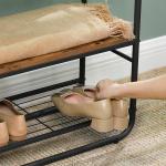 Rustic Industrial Coat Stand, Multi-functional Hallway Unit, Coat Rack, Coat