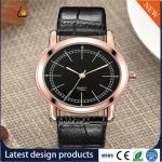 wholesale Pu watch Round dial alloy case quartz watch fashion watch concise