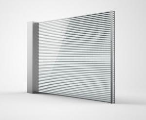China Portable Transparent Led Screens , Magic Window Display For Play Advertising factory