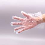 25.5x30cm Disposable PE Gloves CE ISO Certificated Smooth or Embossed Surface