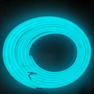 China 5x12mm Lake Blue LED Neon Flex Strip Silica Gel Waterproof Neon Flexible Strip Light factory