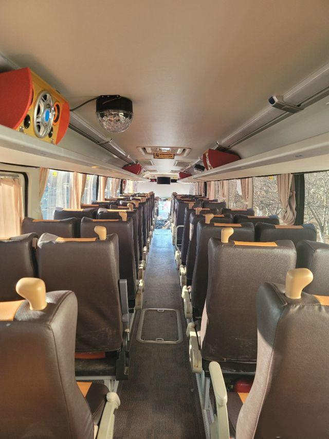 Double Rear Axle Bus Used Yutong Bus ZK6148 56 Seats 2019 Year WP.10