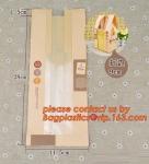 Professional Food Safe Opp Clear Window Paper Bags Offset Printing, OEM Block