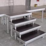 High Stability Stage Stair Made By Aluminum Tube And 18mm Plywood
