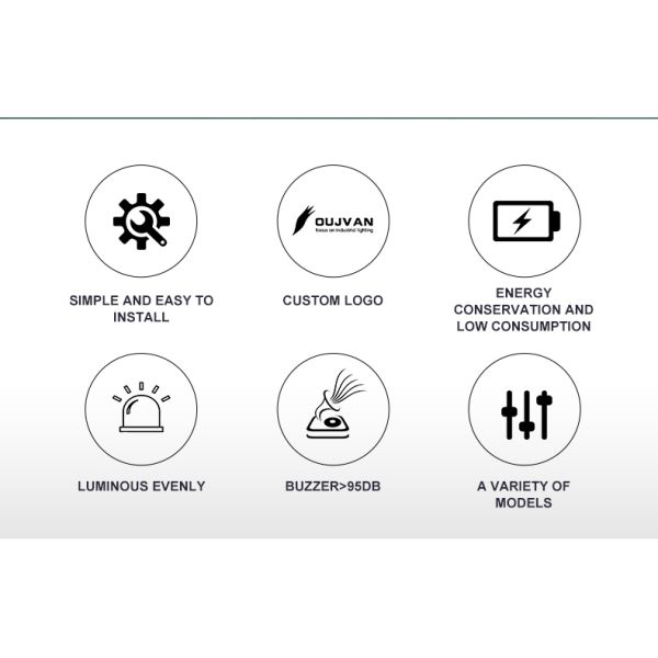 Aluminum LED Tower Lamp RYG With Buzzer Led Signal Tower Light For CNC Machine Warning Light