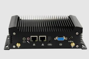 China Side Mounting Fanless Industrial PC Computer Intel Core 8260u Coffee Lake Dual HDMI factory