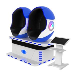China Dreamland source vr factory 9d vr double egg chair 360 vr cinema 2 seats 9d simulator egg factory