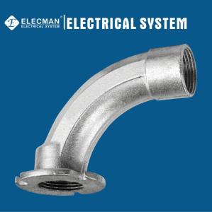 China 90 Degree IMC Rigid Conduit Fittings Concrete Slab Insert Malleable Iron factory