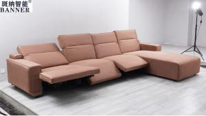 China BN Furniture Sofa Italian Minimalist Scrub Sofa Leather Chair Sofa Chaise Corner Electric Functional Recliner Sofa factory