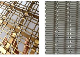 China Woven Ss 316 Decorative Metal Mesh Screen For Restaurant Decoration factory