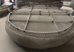 China 304SS York431 Round Wire Mesh Demister Knitted / Dutch Weave Style factory