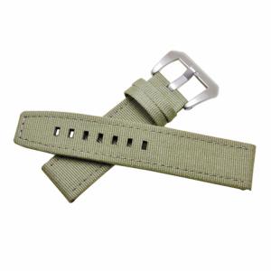 China Wrist Watch Canvas Strap 22mm , SHX Multi Color Watch Band factory