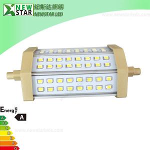 China 6000K 2835SMD Epistar 10W 118mm R7S Led Light, High Efficiency R7S LED Lamp factory