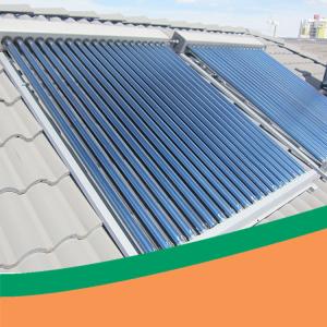China Outside 1000L Solar Water Heater Project Vacuum Tube Hot Water Solar Collector factory