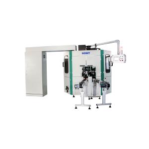 China 2-Color 50 Pcs/Min Round Jar/Cap Automatic UV Screen Printing Machine factory