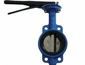 China wafer style butterfly valve installation factory