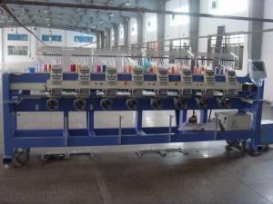 China High Speed Tubular Embroidery Machine For Work Uniforms 8 Inch Monitor factory